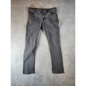 WCKD Jeans Women's 13 (Fits 33x29.5) Gray Denim Flat Front Streetwear